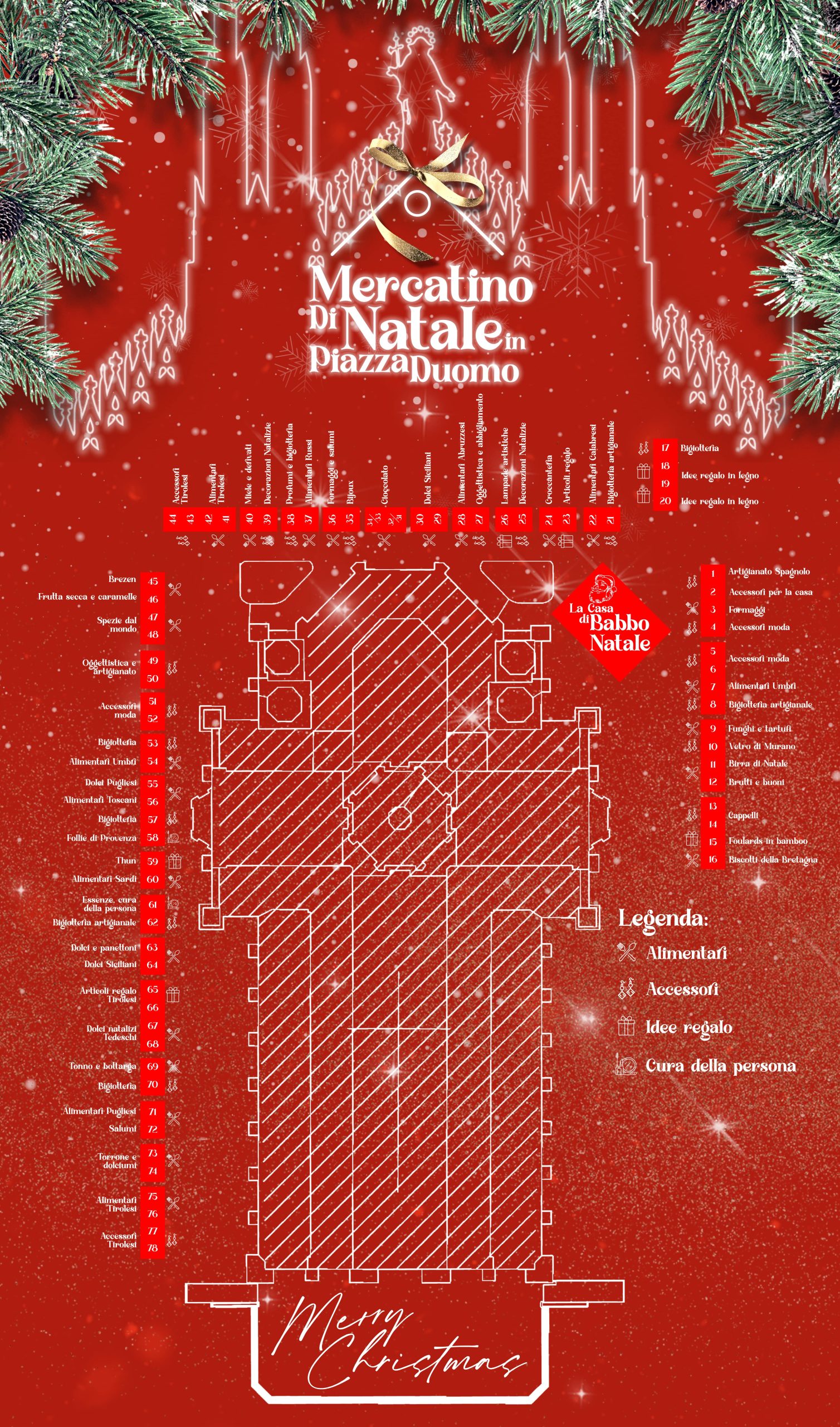 qui eventi mappa del mercatino di natale in piazza duomo milano 2023