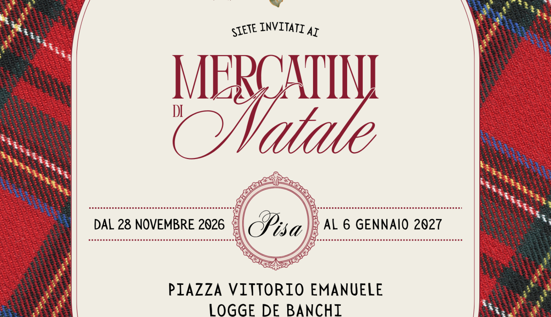 Mercatini di Natale Pisa 2026 1